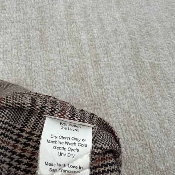 Sunhee Moon Cotton Plaid Midi Skirt 2 - Picture 9 of 9